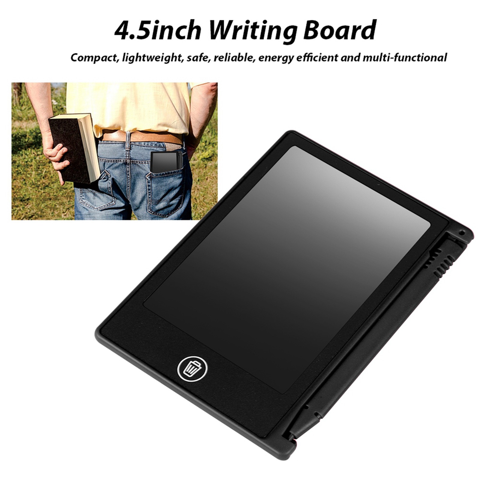 Handwriting Board Writing Drawing Tablet LCD 4.5in For Children Kids Memo L JHFW