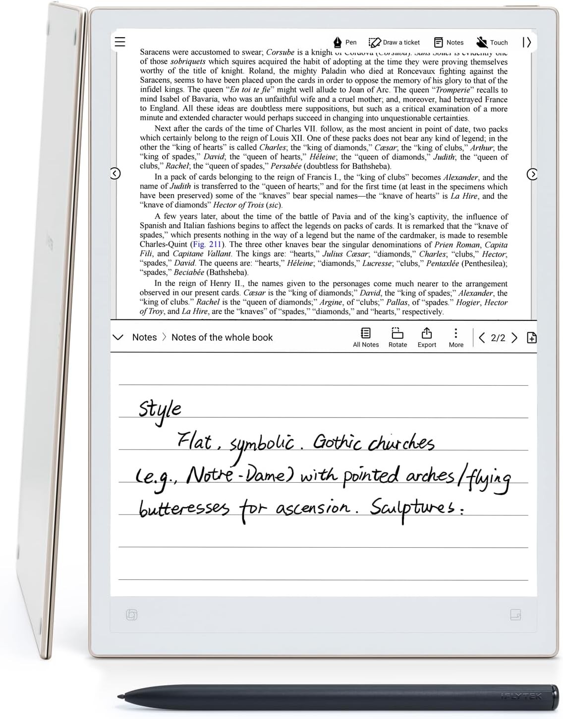 iFLYTEK AINOTE 2 E Ink Tablet 10.65″ Writing Notebook AI Translation ChatGPT-5
