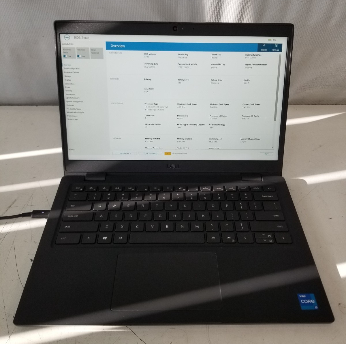 Lot of 8 Dell Latitude 3420 / Intel Core i5-1135G7 1.40GHz / 8GB RAM / No SSD