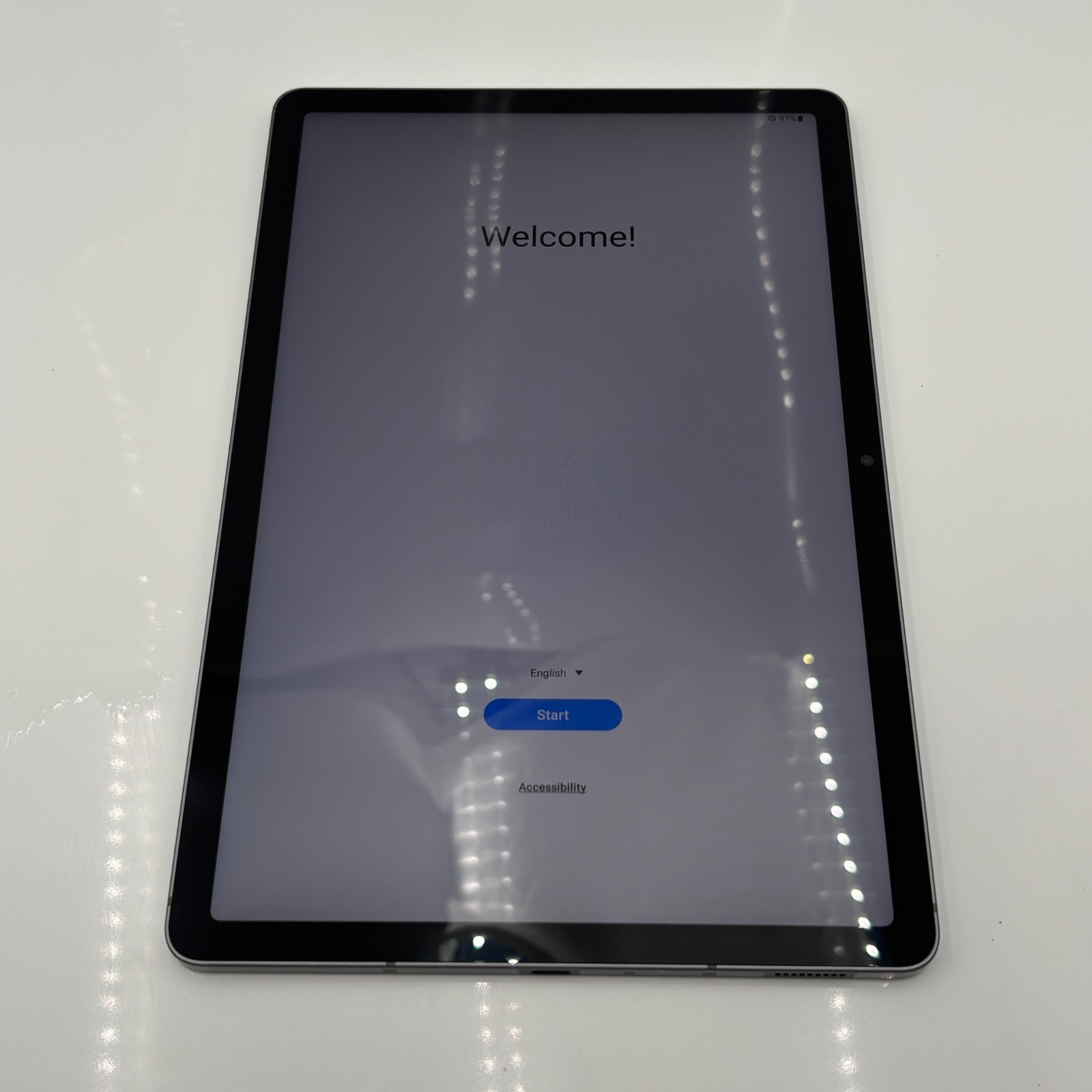 Samsung Galaxy Tab S9 FE 5G 128GB Gray AT&T Good Condition Read Ships Free