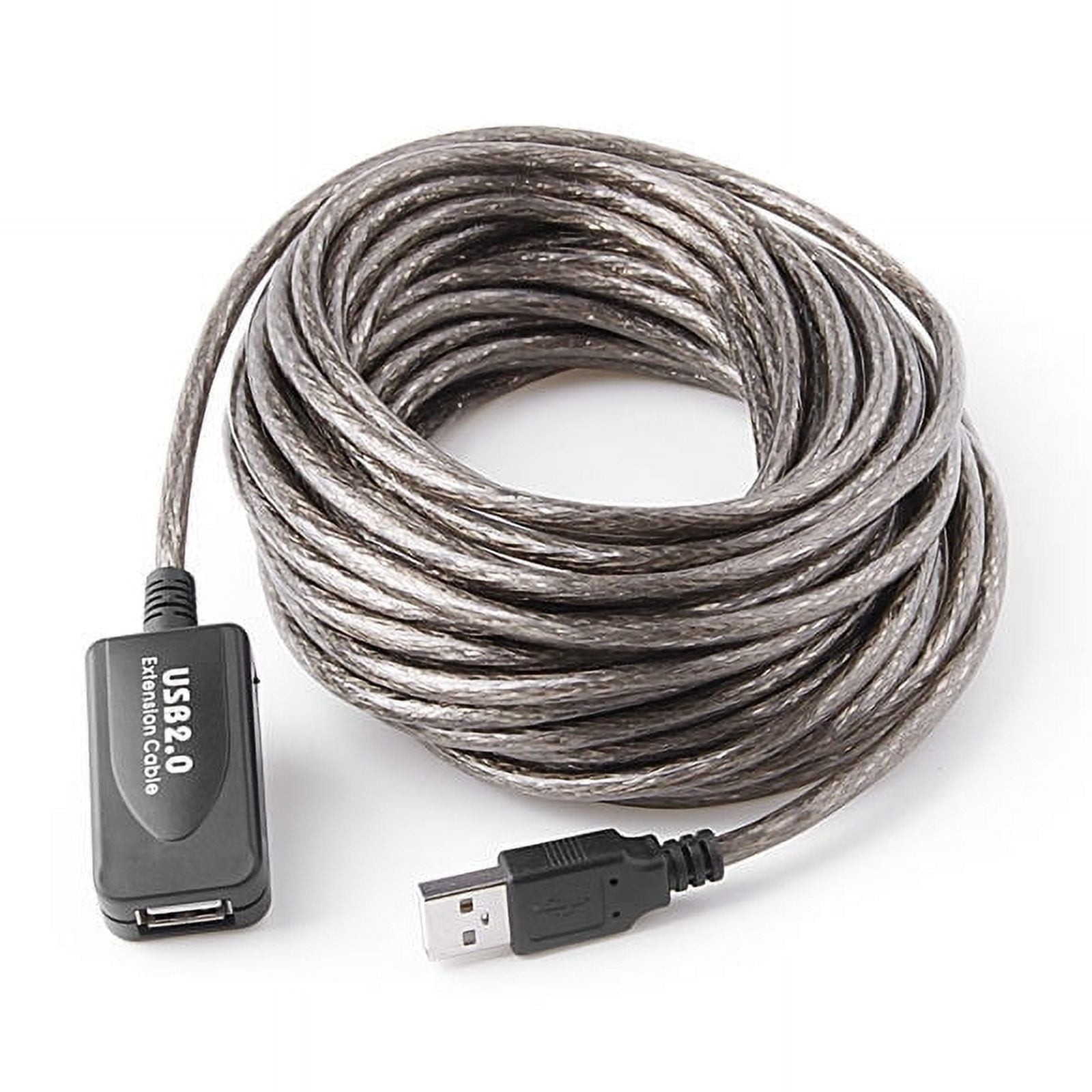 25ft 8M USB 2.0 A Male to Female Active Extension/Repeater Cable Kinect PS3 NEW