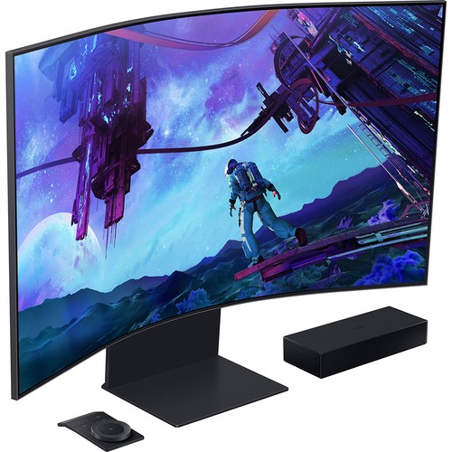 Samsung – Odyssey Ark 2 55″ 4K UHD 165Hz 1ms Quantum Mini-LED Curved Gaming USED