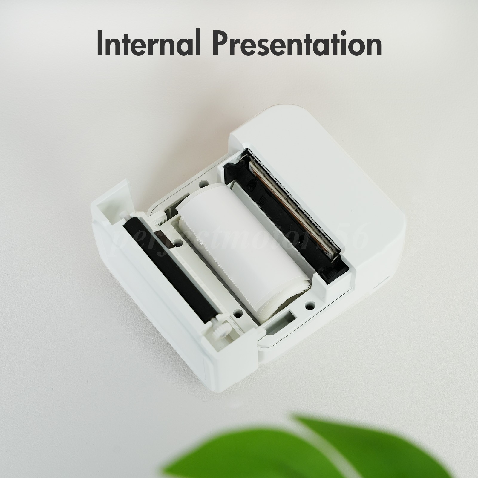Portable Mini Pocket Thermal Printer Wireless Bluetooth Label Maker +multi paper