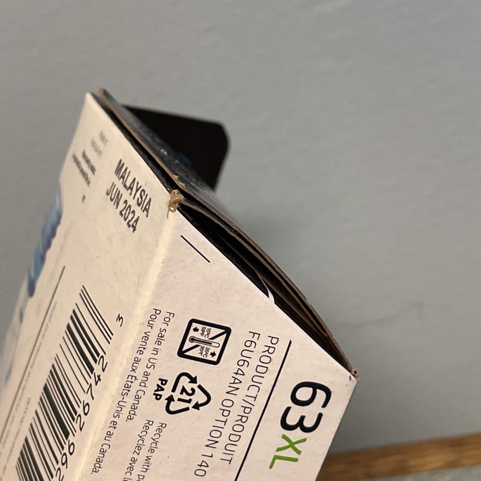 HP 63 XL Black Ink Cartridge High Yield Genuine OEM Original Sealed June 2024
