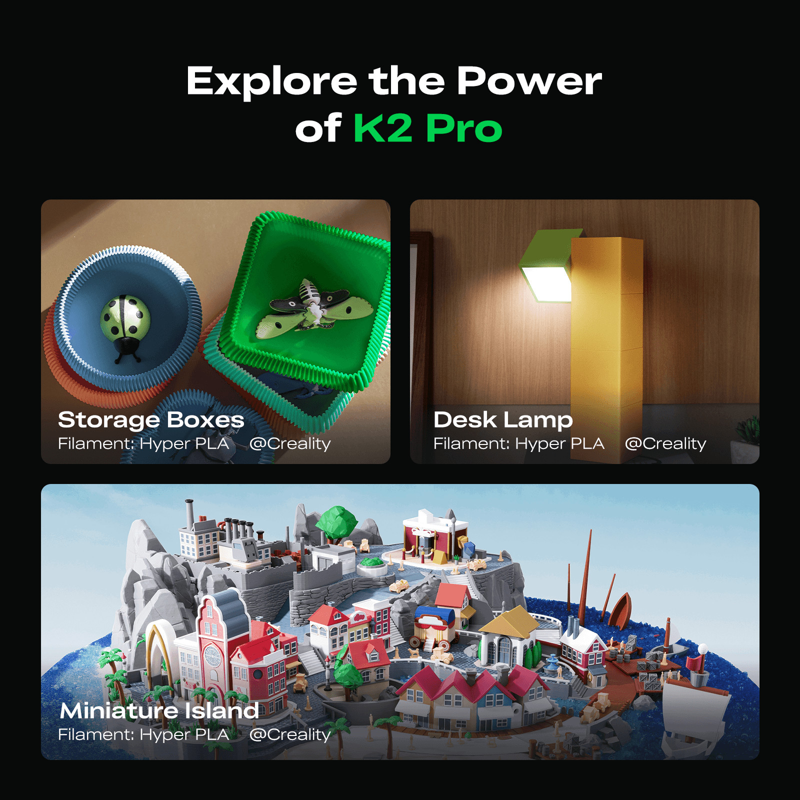 【Refurbished】Creality K2 Pro Combo 3D Printer up to 16 Colors with 4 CFS
