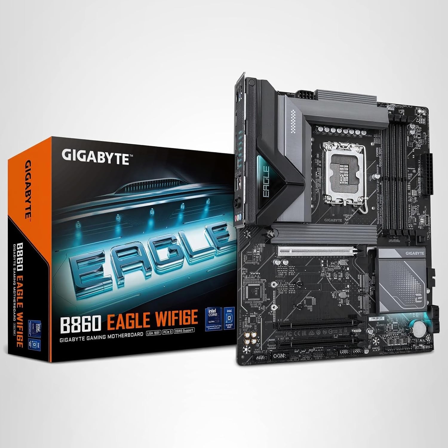 Gigabyte B860 Eagle WIFI6E Intel Core Ultra (Series 2) LGA 1851 Motherboard New!