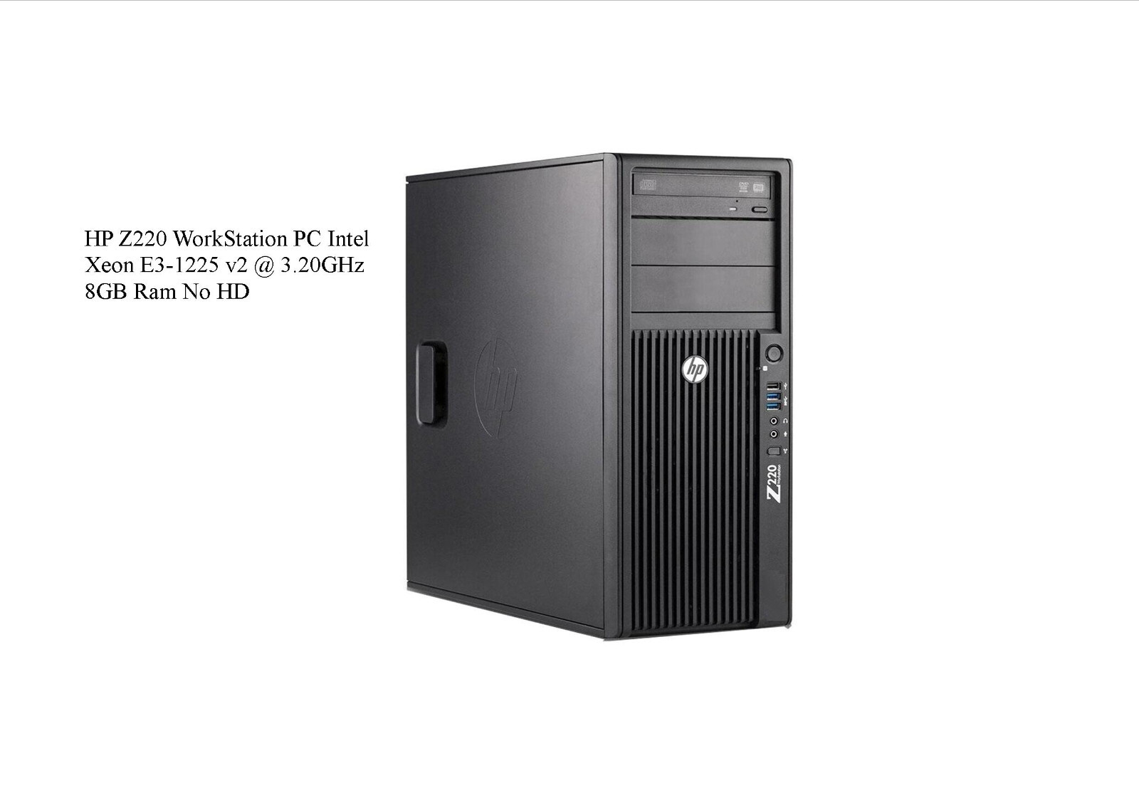 HP Z220 Work station CMT Intel i5, 8GB RAM 2TB HDD (WIN 10 PRO)