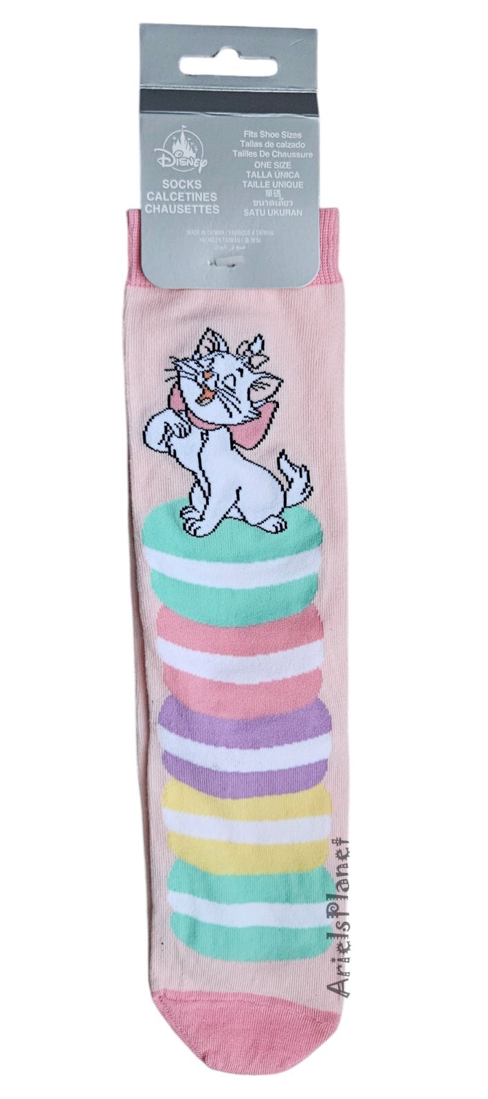2024 Disney Parks The Aristocats Marie Adult Pair of Socks One Size