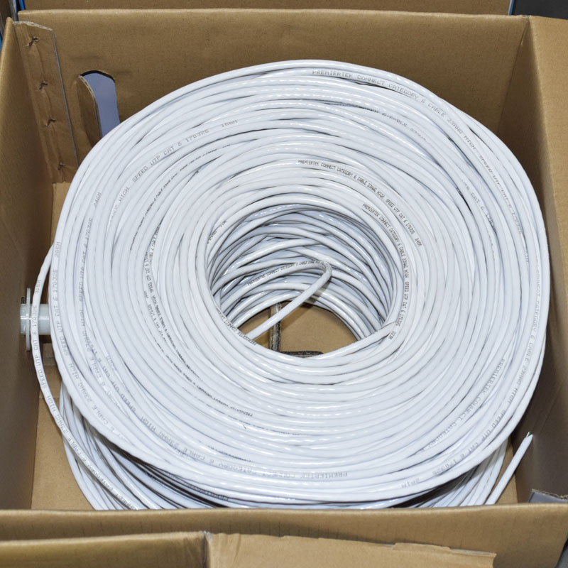 CAT6 1000FT UTP Cable 23AWG CMR 550MHz Network Ethernet Bulk Wire LAN NEW