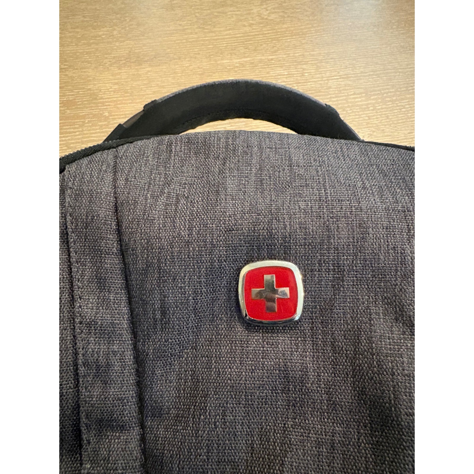 SWISSGEAR 3760 ScanSmart Laptop Backpack Gray Travel School Bookbag EUC