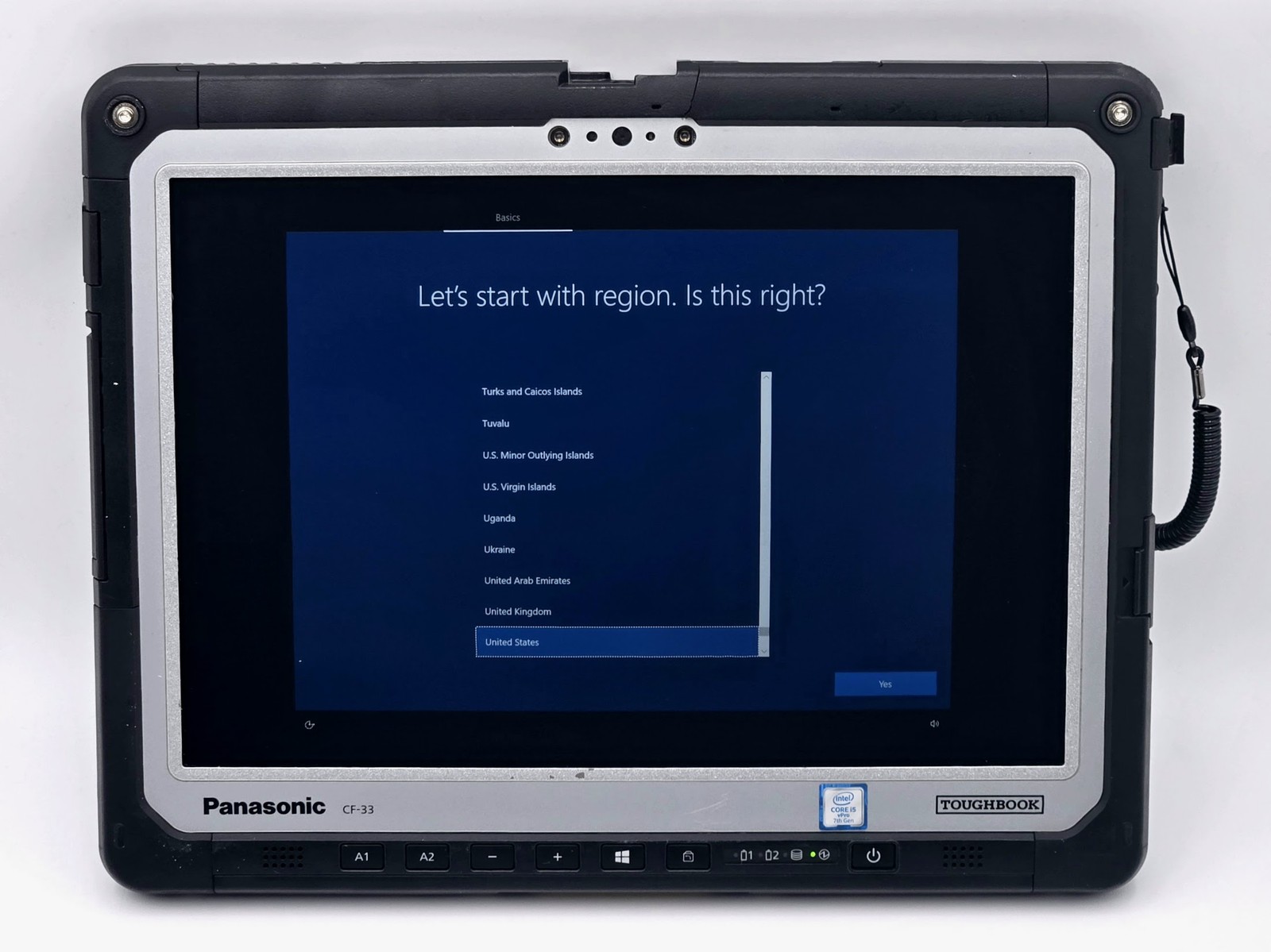 Panasonic Toughbook CF-33 2-in-1 12″ 1440p I5-7300U 256GB SSD 8GB W10P 4G LTE