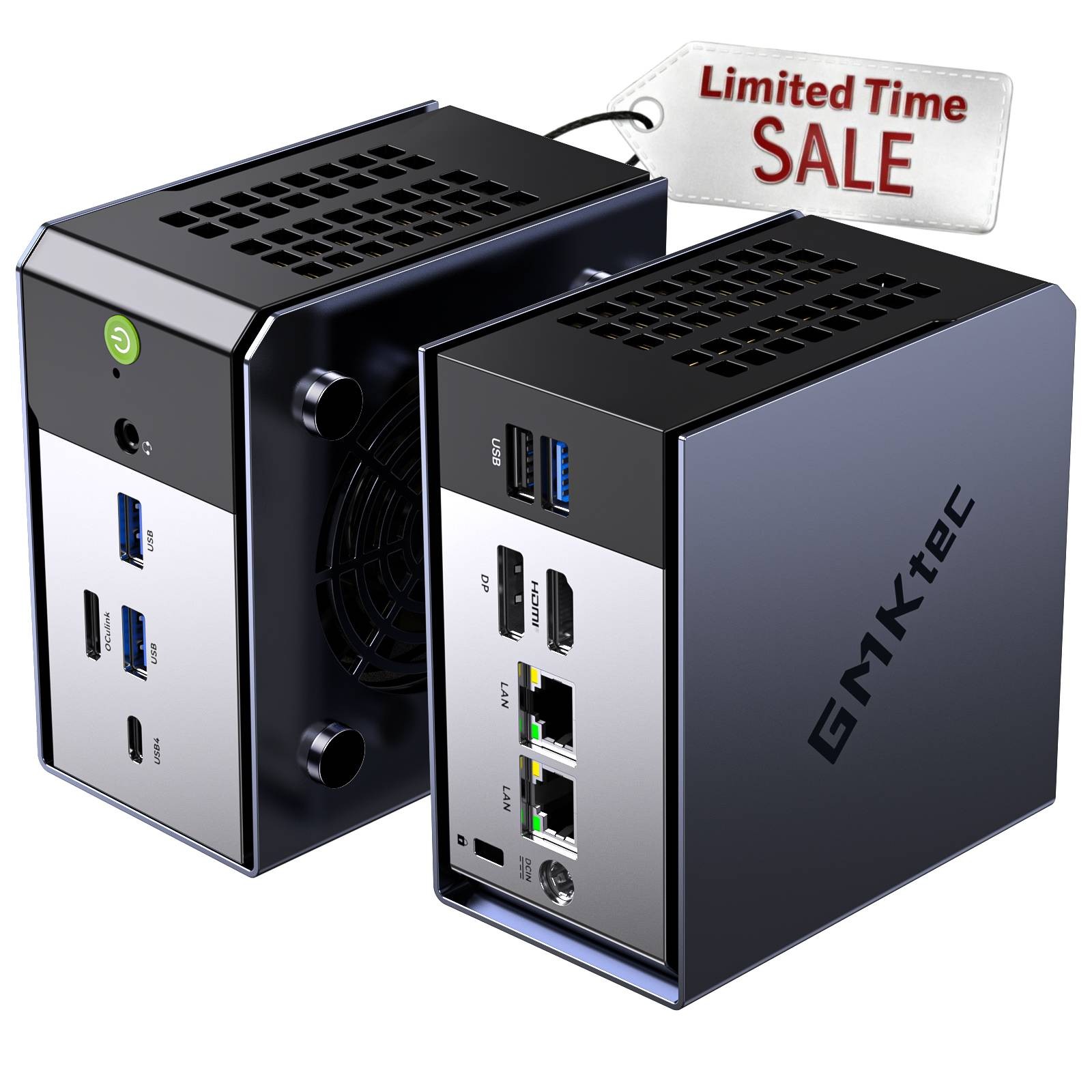 GMKtec K16 Mini PC AMD Ryzen 7 7735HS 4.75GHz 32GB LPDDR5 RAM 1TB SSD OCuLink