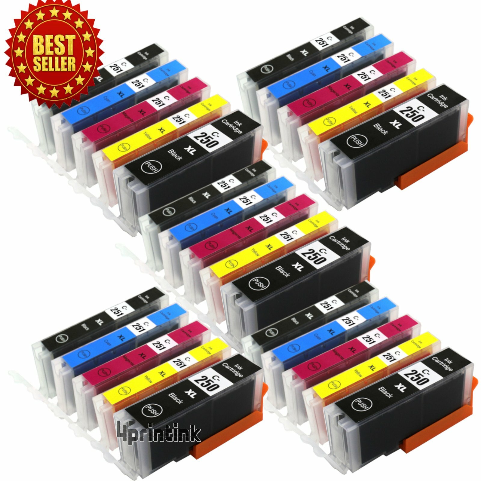 Ink Cartridges for Canon PGI-250XL CLI-251XL Pixma MG5620 MG5520 MG6620 MX922