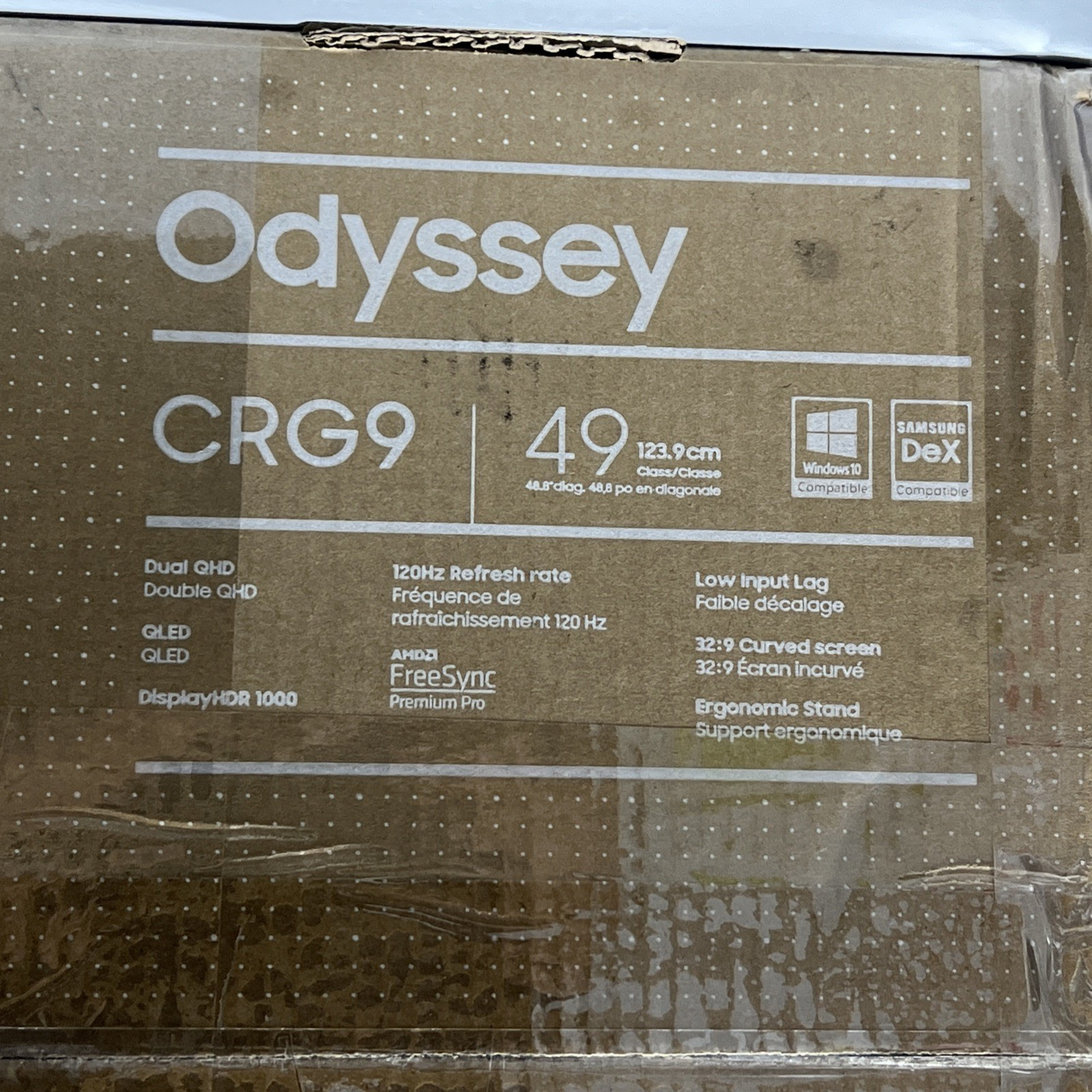 Samsung Odyssey C49RG90SSN 49″ DQHD 120Hz Curved Monitor – For Parts