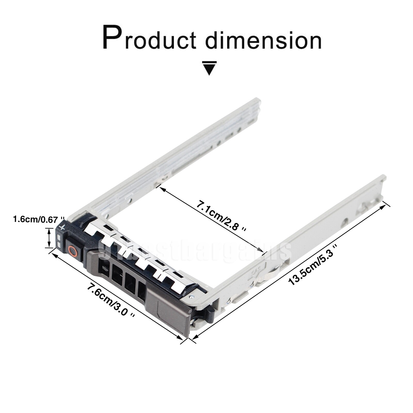 Lot 2.5″ 8FKXC Drive Caddy for Dell PowerEdge R430 R730 R730XD R820 R510 Tray