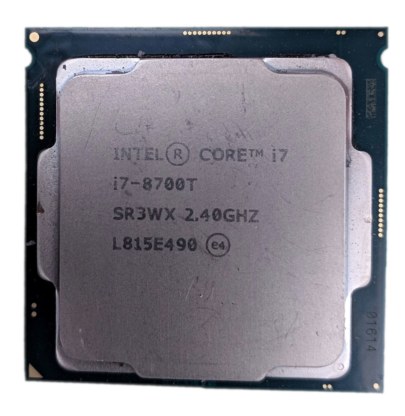Intel Core i7-8700T 2.40GHz 12MB Six-Core LGA 1151/Socket H4 CPU Processor SR3WX