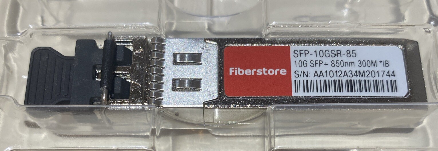 Fiberstore SFP-10GSR-85 10G SFP + 850nm 300m Transceiver BH