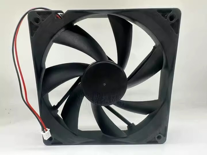 1PCS CHA12012RL-25B DC12V 0.20A 12CM 2-Pin Silent Cooling Fan