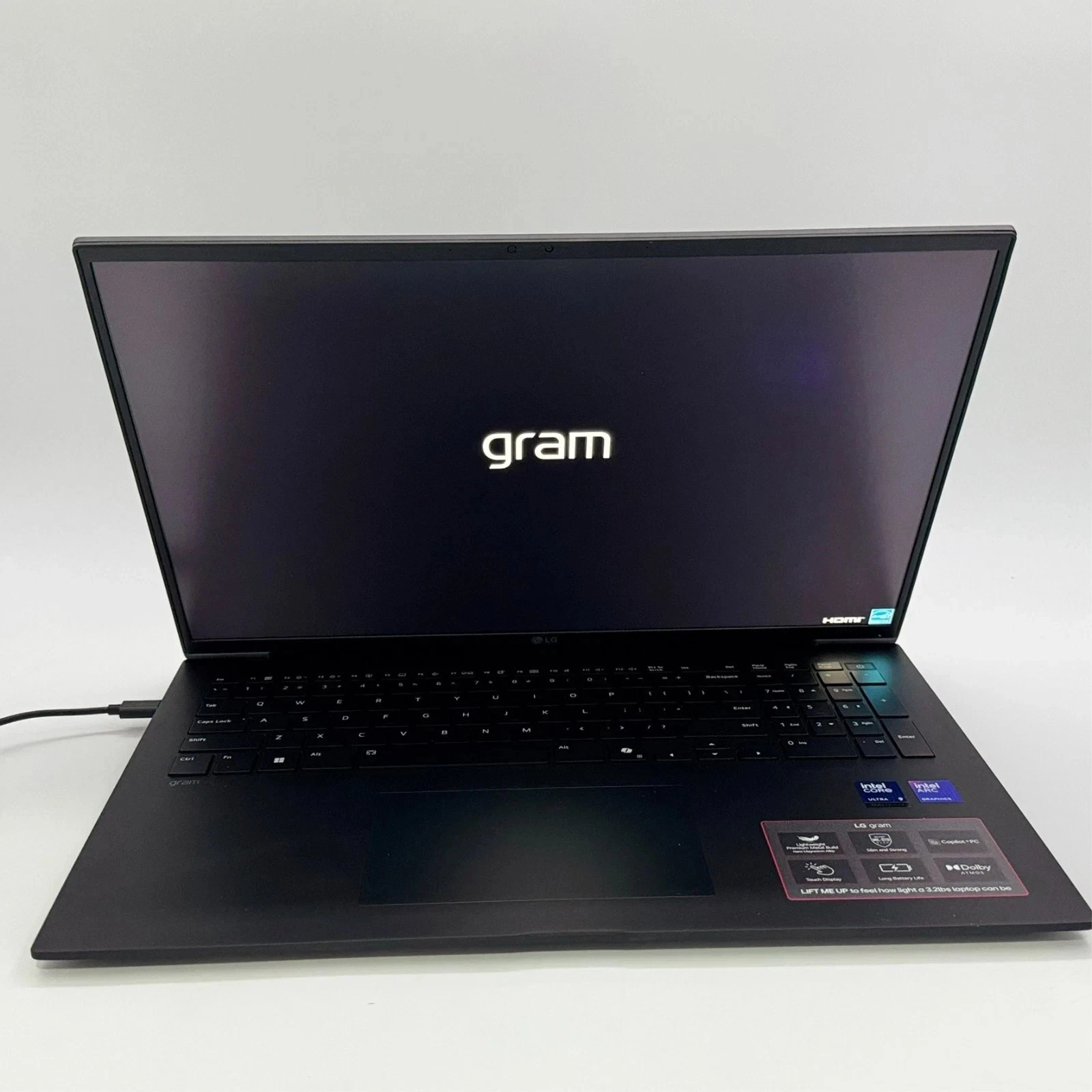 LG Gram 17 Black QHD+ 2.2 GHz Ultra 7 258V 32GB RAM 1TB SSD Laptop