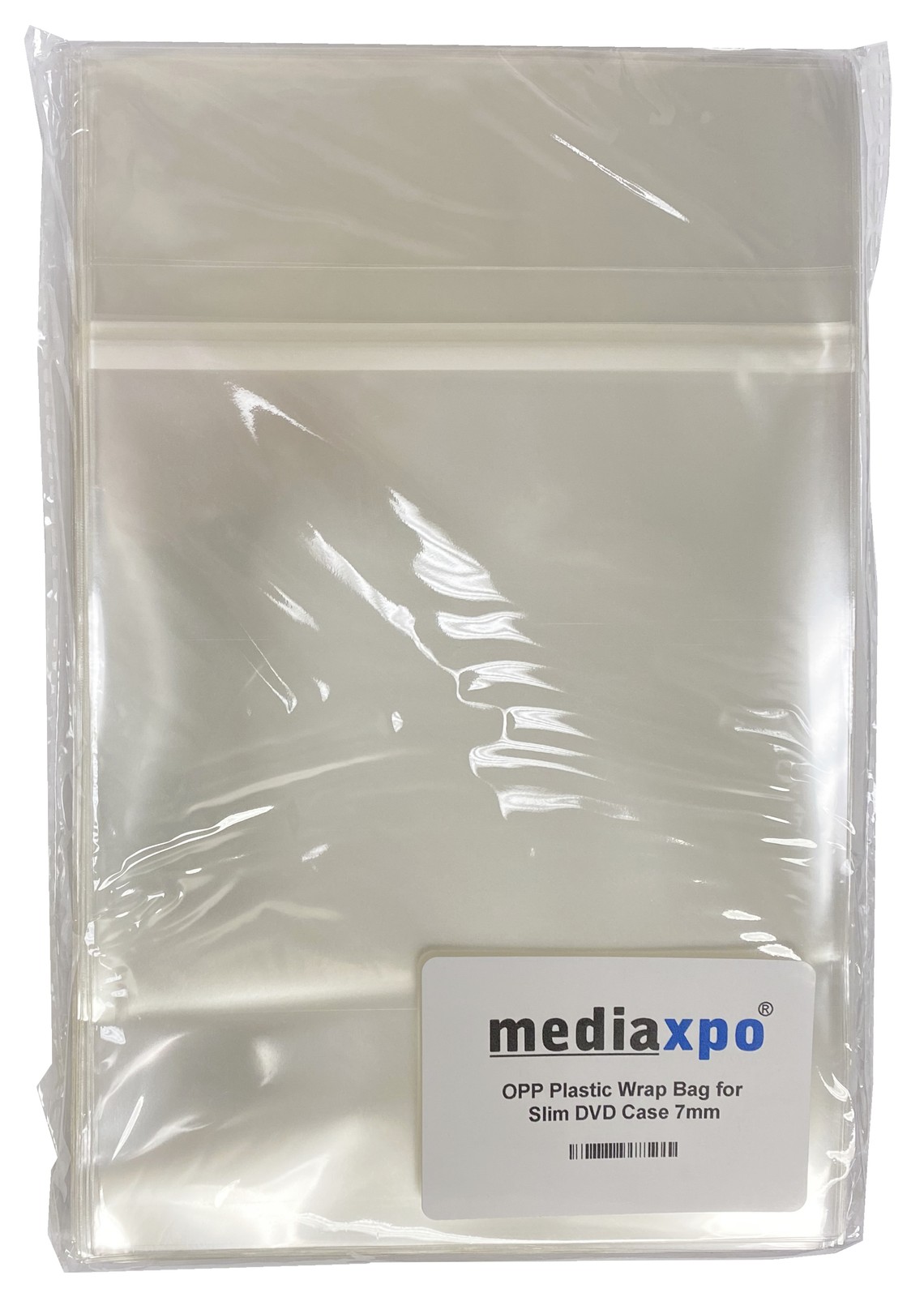 1000 OPP Plastic Wrap Bag for Slim DVD Case 7mm ** 1-3 DAY