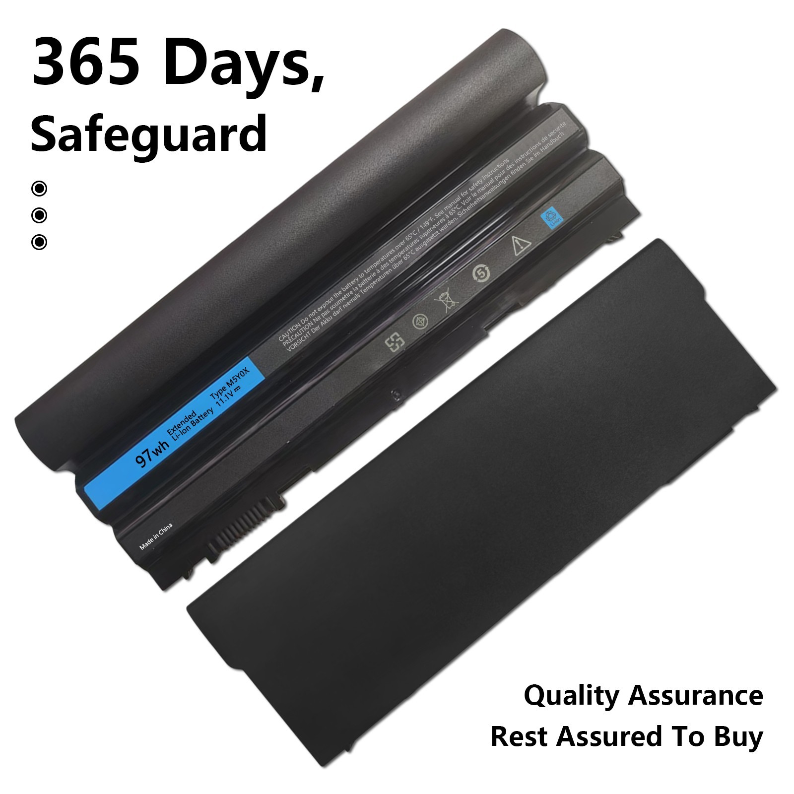 9 Cell M5Y0X Battery Genuine Dell Latitude E5420 E6420 E6430 E6520 E6440 97Wh