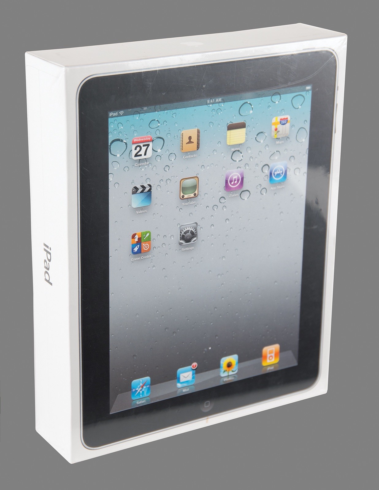 Apple iPad 1st Gen A1337 64GB Wi-Fi 3G COMPLETE. PartlyPowersOn. Bundle. READ