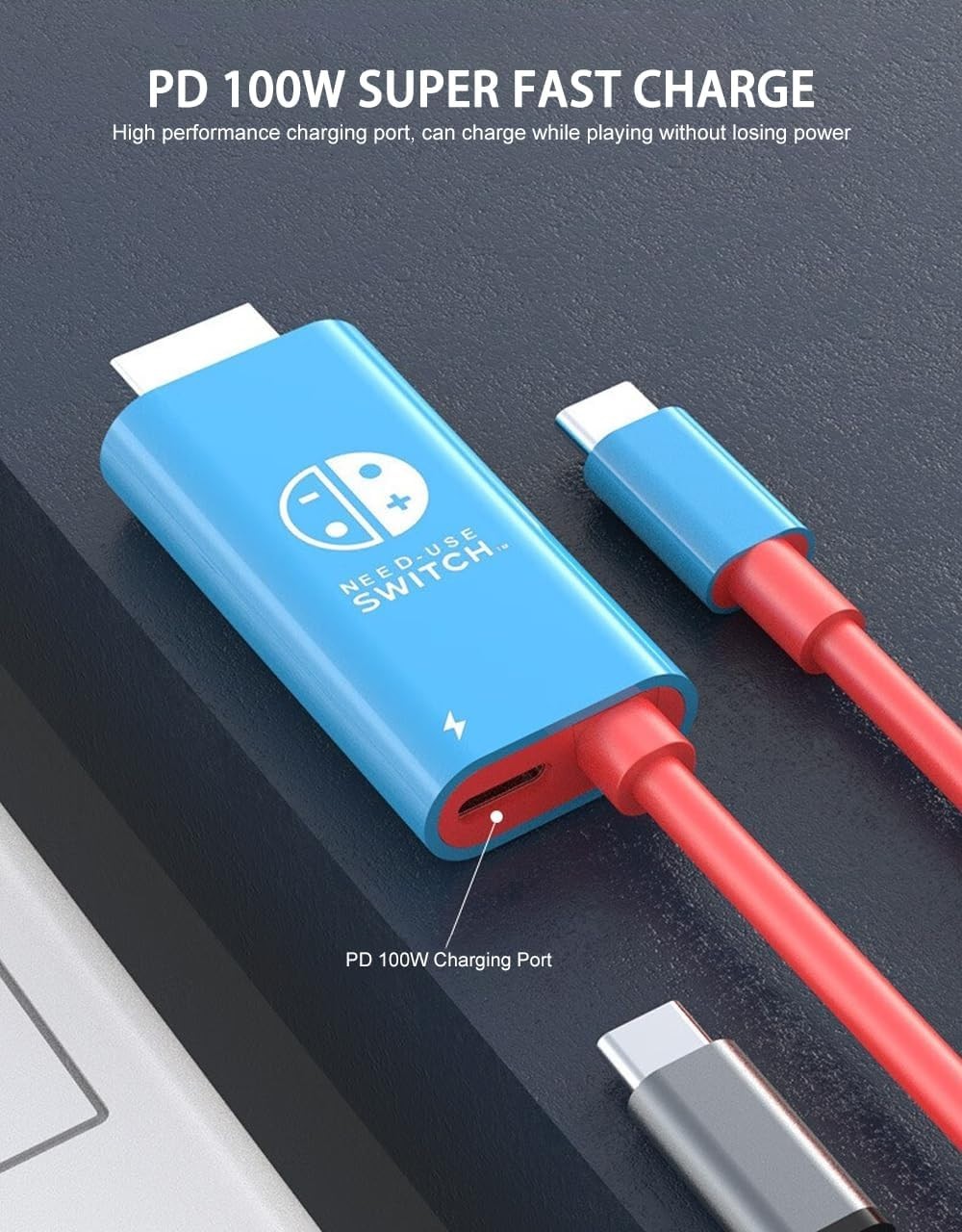 Versatile 4K 60Hz USB C to HDMI – Dual Function Cable for Gaming & Streaming
