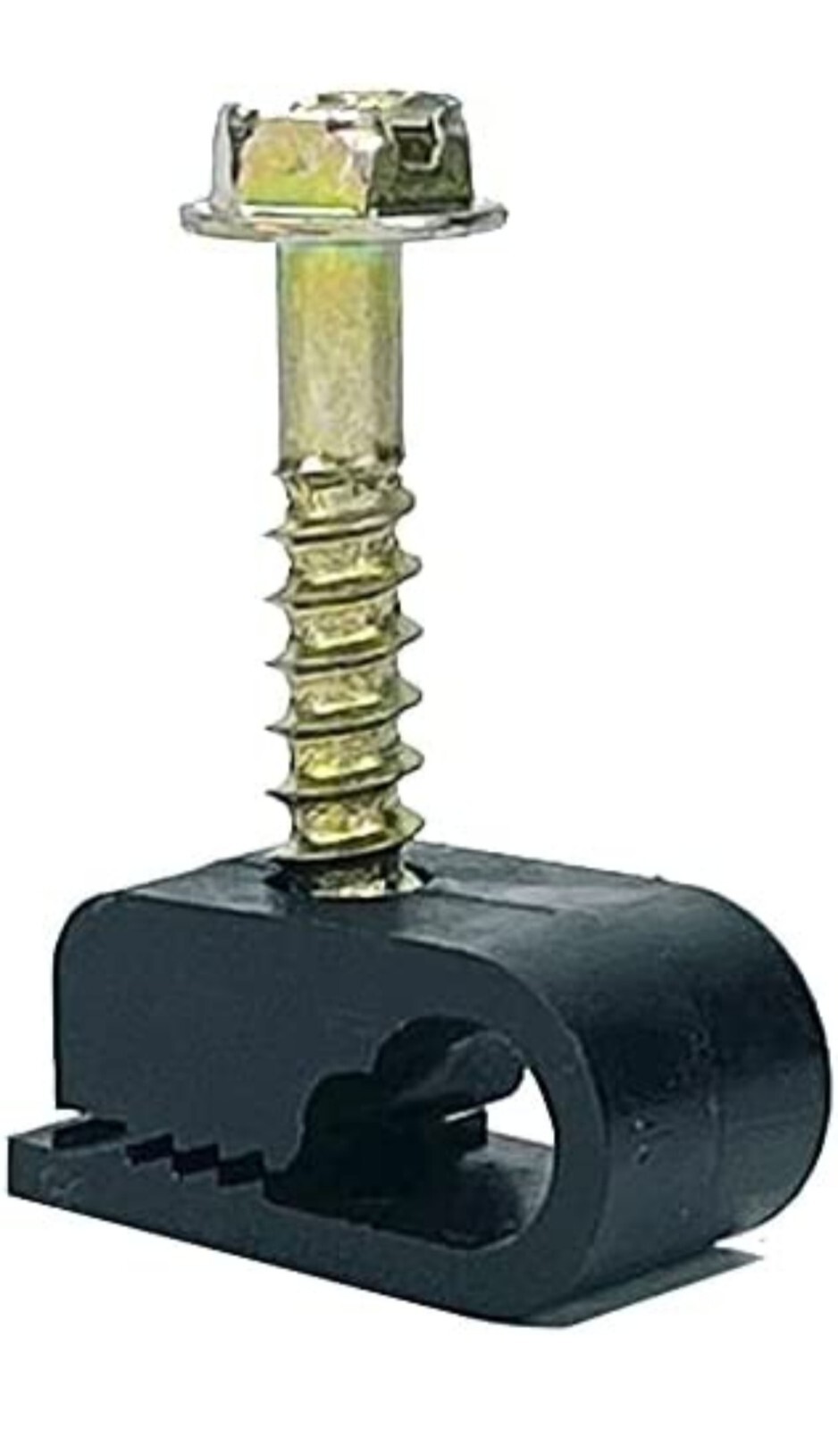 Single Cable Clips – Black 100 Count