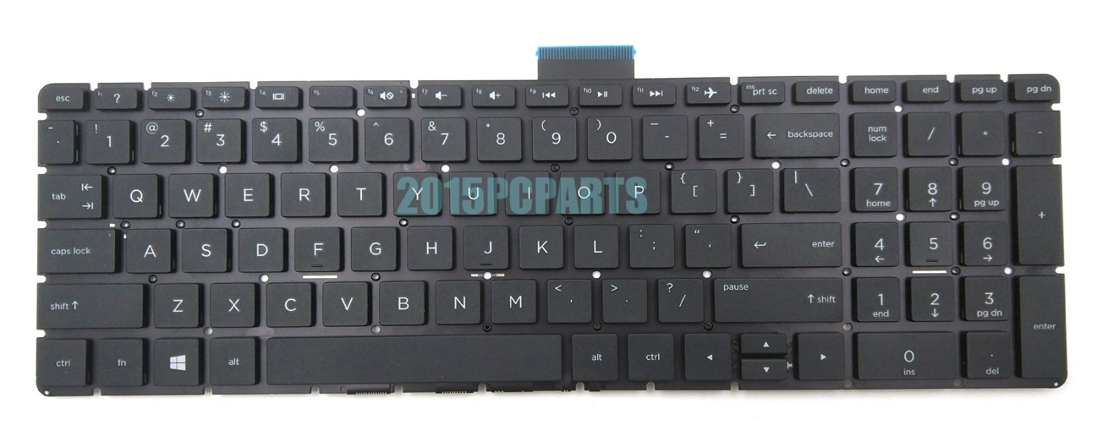 New HP 250 G6 255 G6 256 G6 Keyboard US Black