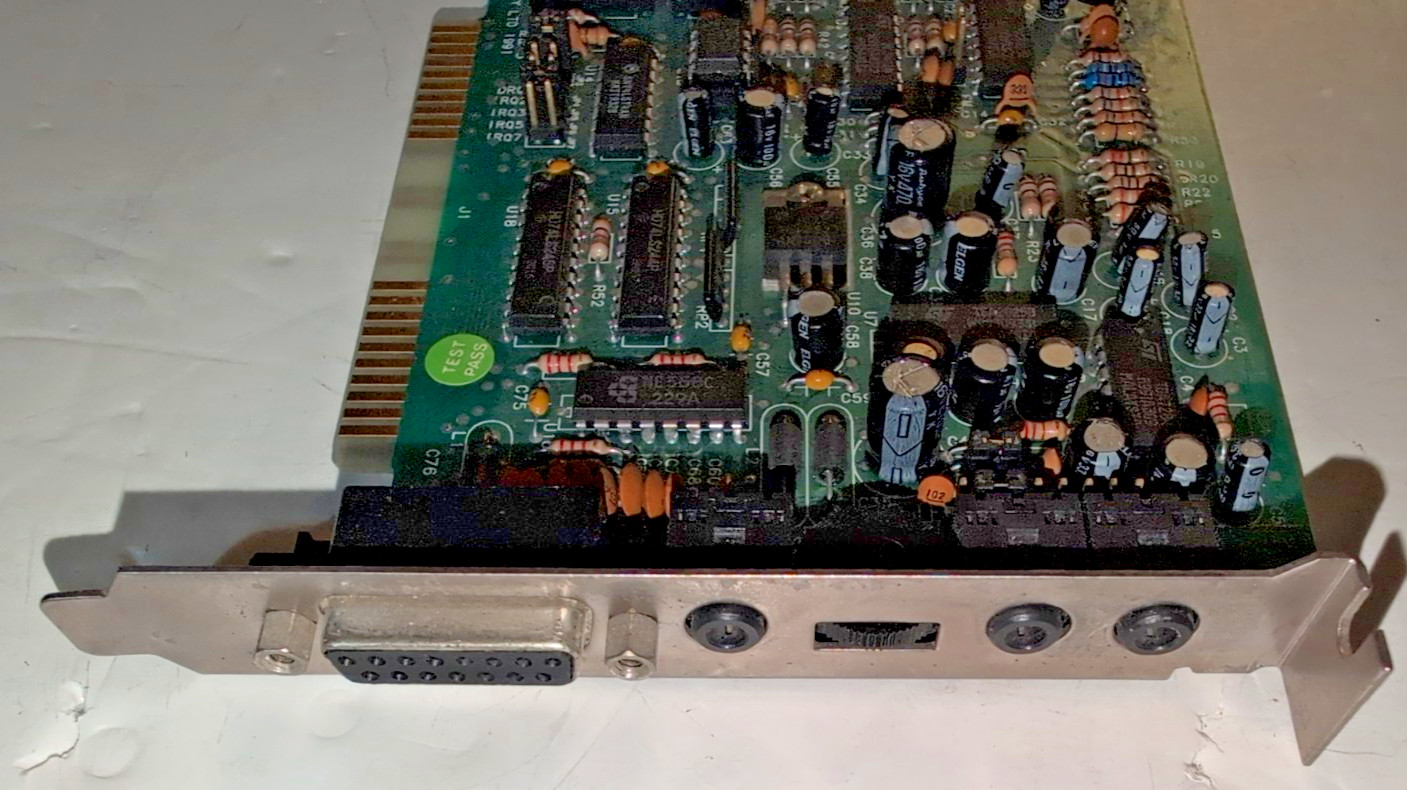 Creative Labs Sound Blaster 2.0 CT1350B ISA 8‑bit OPL2 CMS Read Description