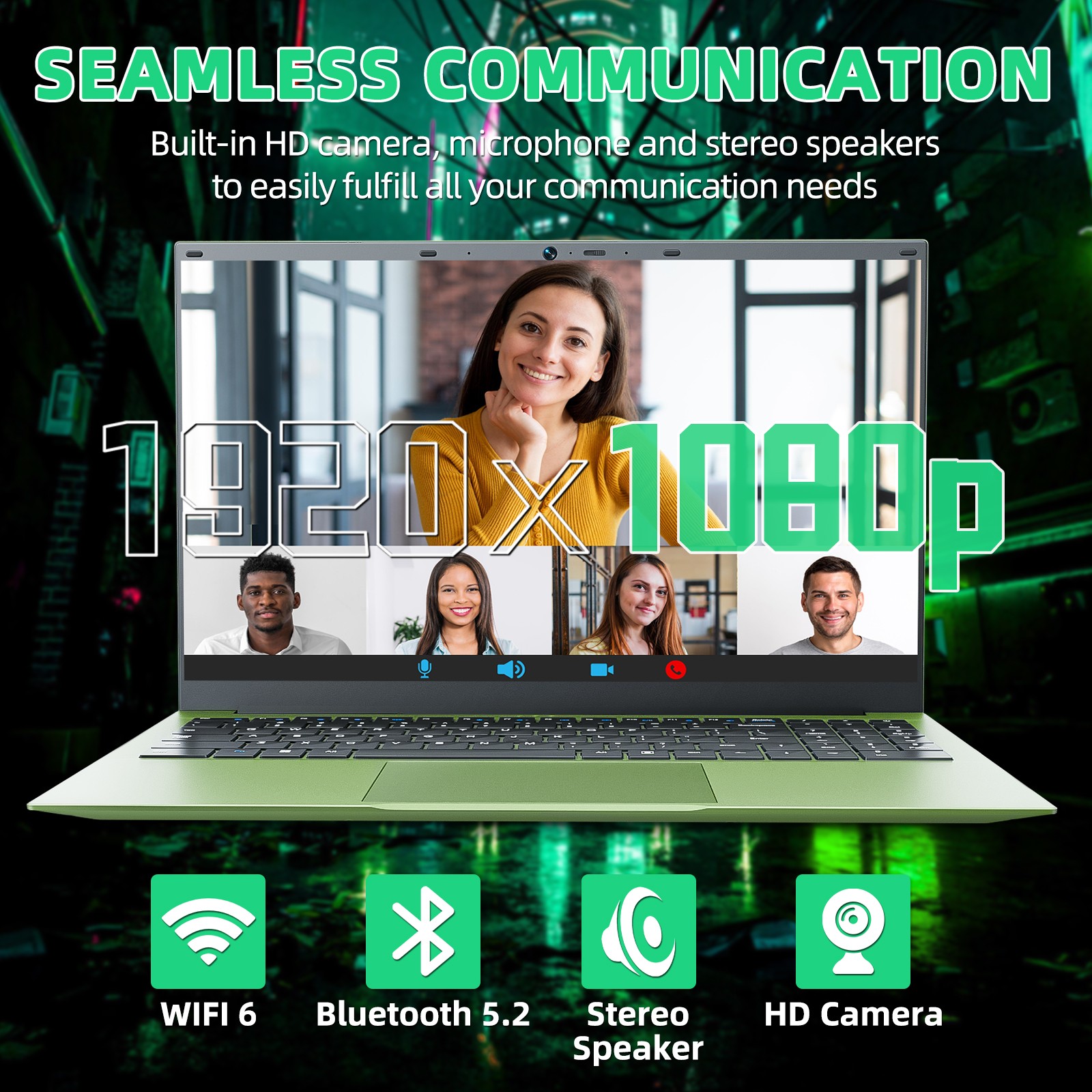 SGIN 15.6 Inch Laptops 128GB 1152GB 2048GB ROM Celeron N5095A Quad Core Window11