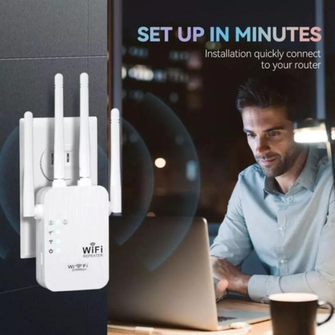 WiFi Extender Booster Repeater for Home & Outdoor Wireless Strong Penetrability