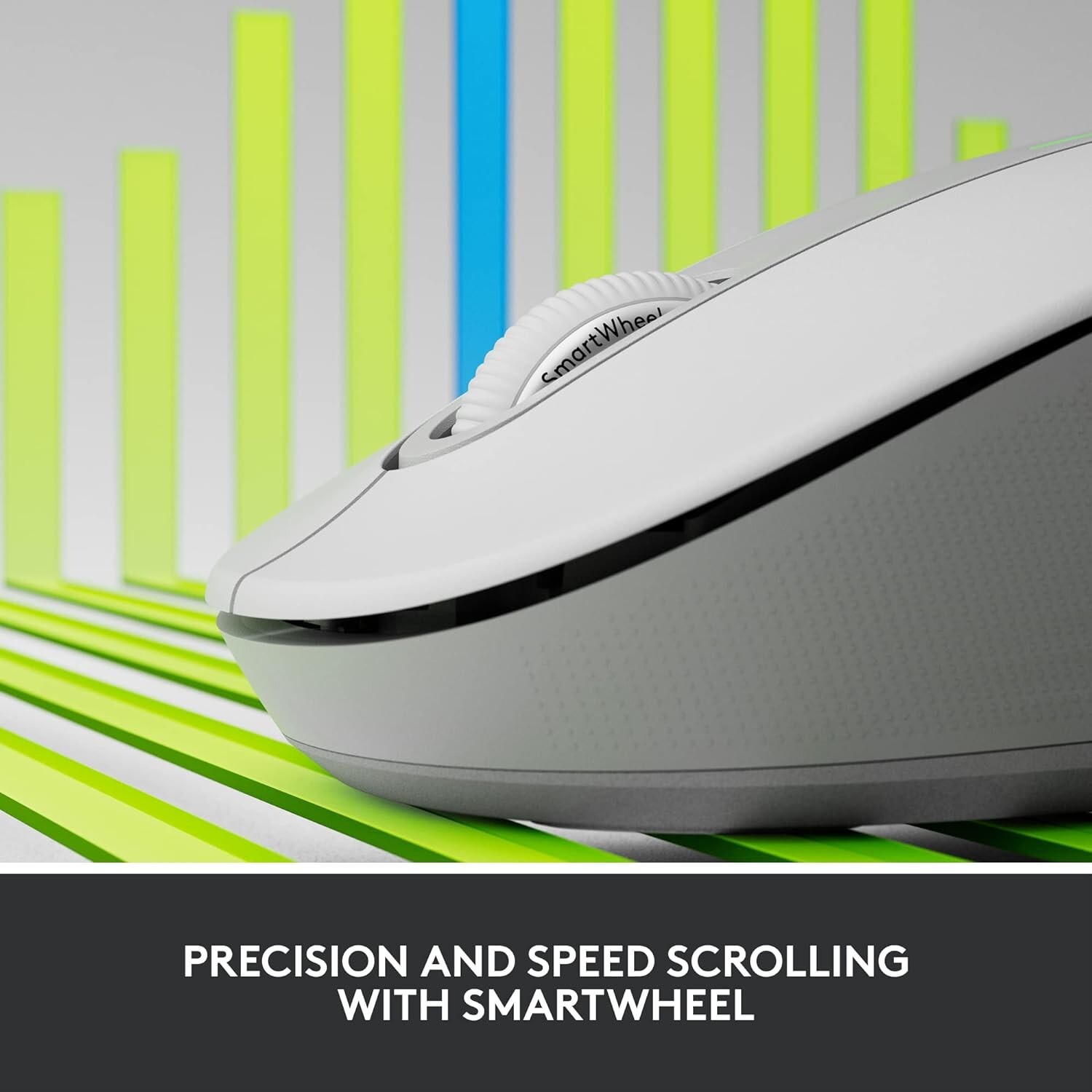 Logitech Signature M650 L for Business Wireless Mouse Bluetooth Off White