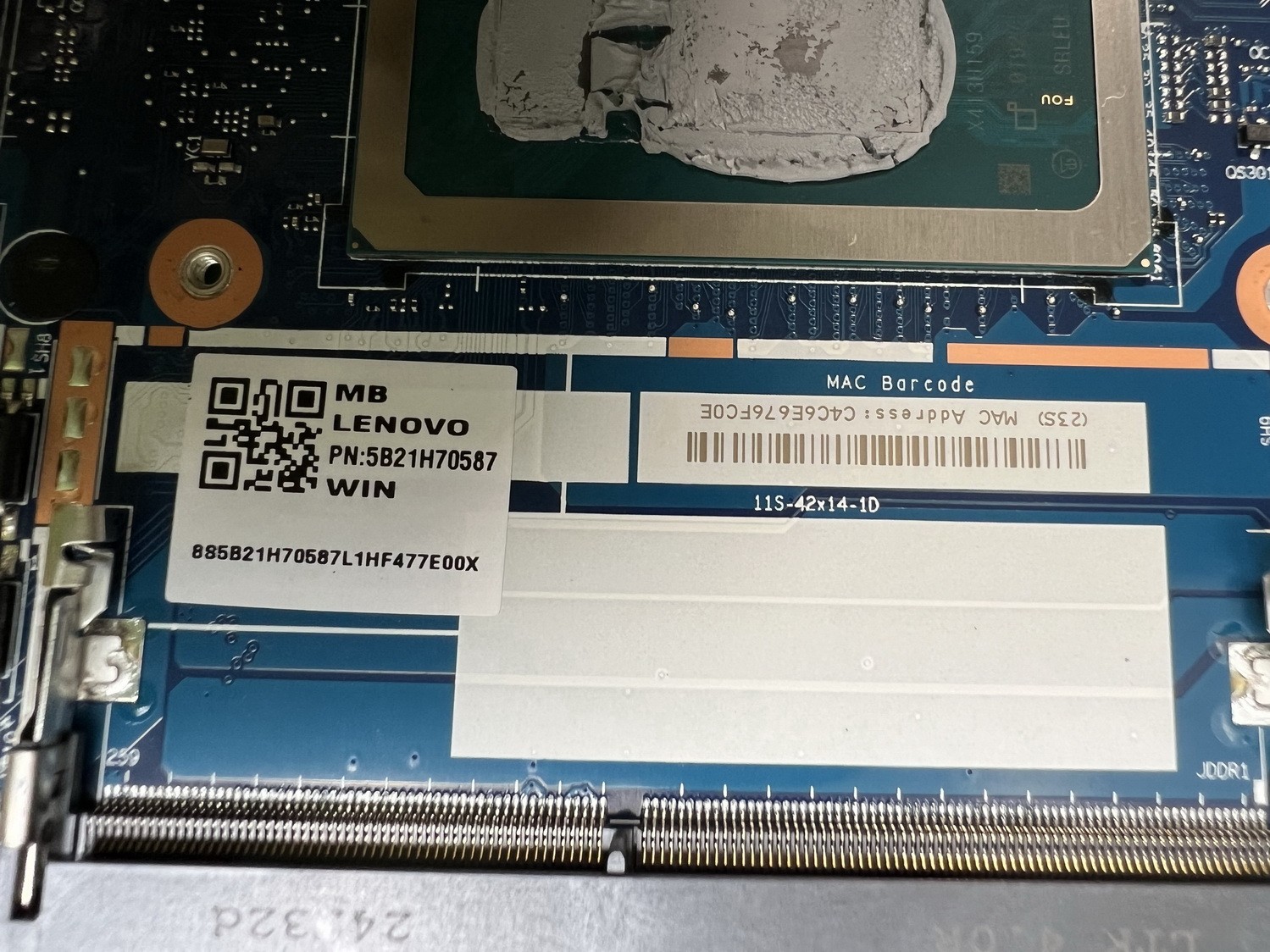 Lenovo IdeaPad 1 15IAU7 i3-1215U 1.2 GHz Motherboard 8GB 5B21H70587 NM-E331