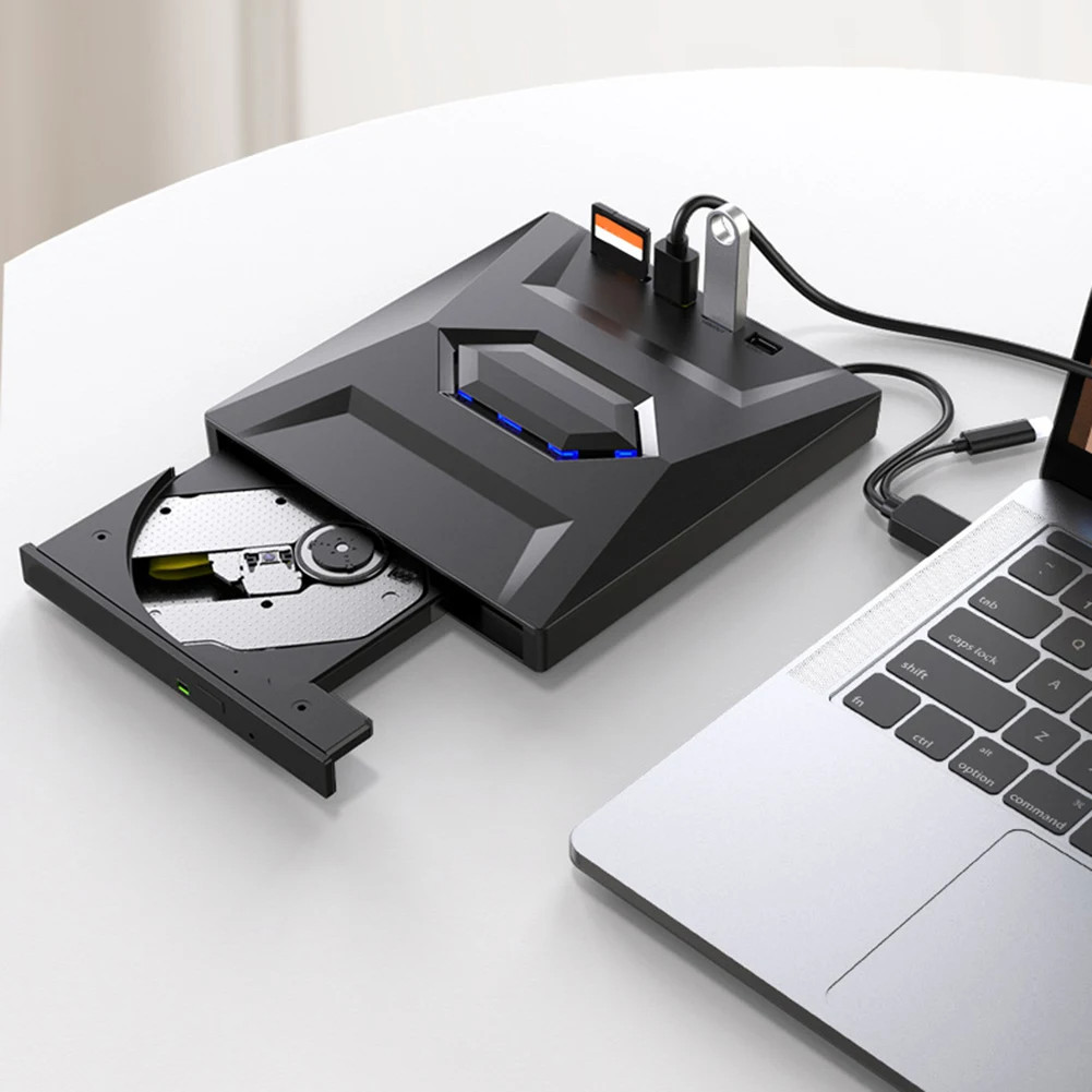 External CD DVD Drive USB 3.0 Writer Burner Player for PC Laptop Windows 11 10