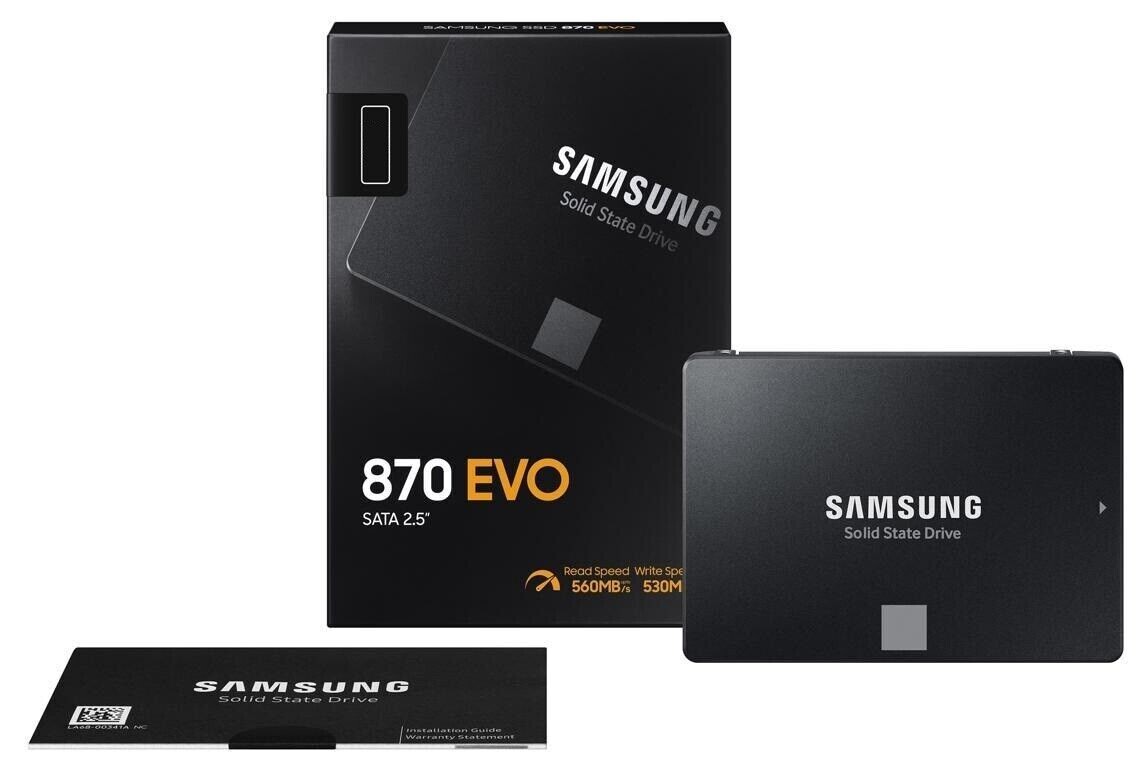 Samsung 870 EVO 250GB 250G 2.5″ SATA III Internal SSD MZ-77E250BW