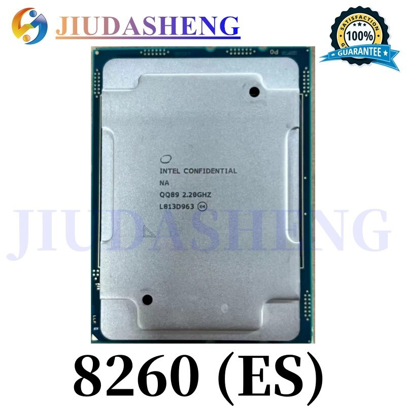 Intel Xeon Platinum 8260 ES QQ89 24C48T 2.20 GHz LGA3647 35.75 MB Processors CPU