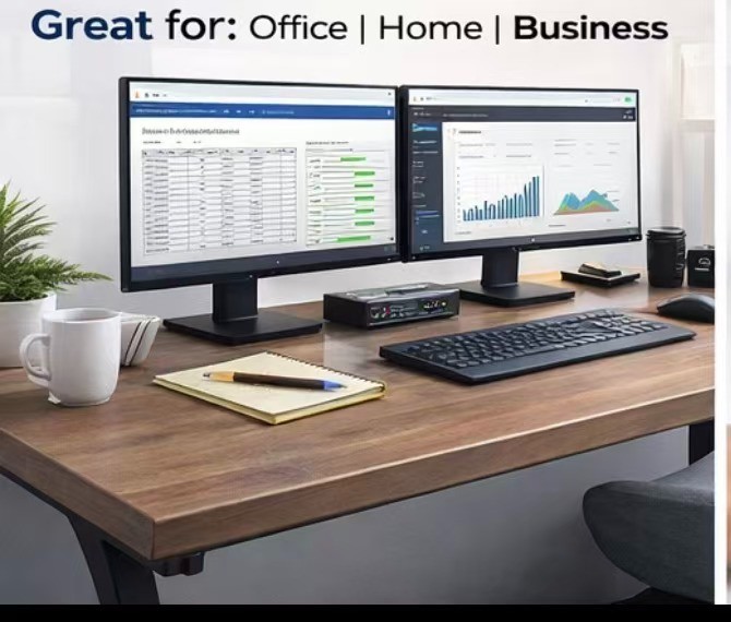 Mini Desktop PC Intel Inside Dual HDMI Small Form Factor Office Home Computer