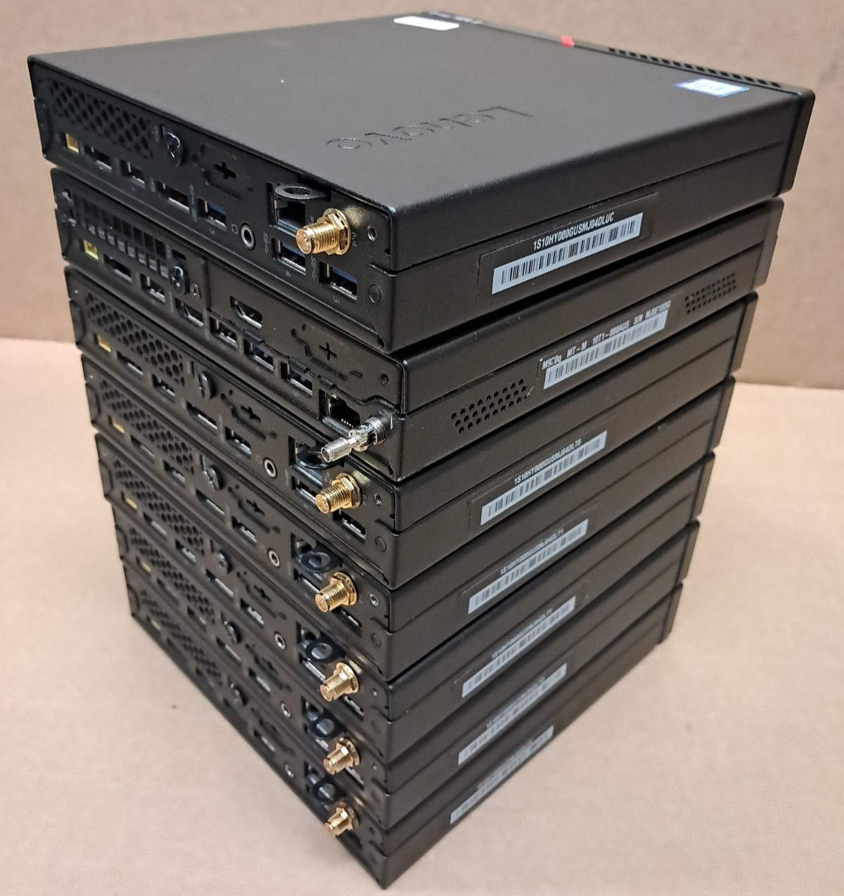 Lot of 7 Lenovo Desktops | 6x ThinkCentre M700 | 1x ThinkCentre M920q