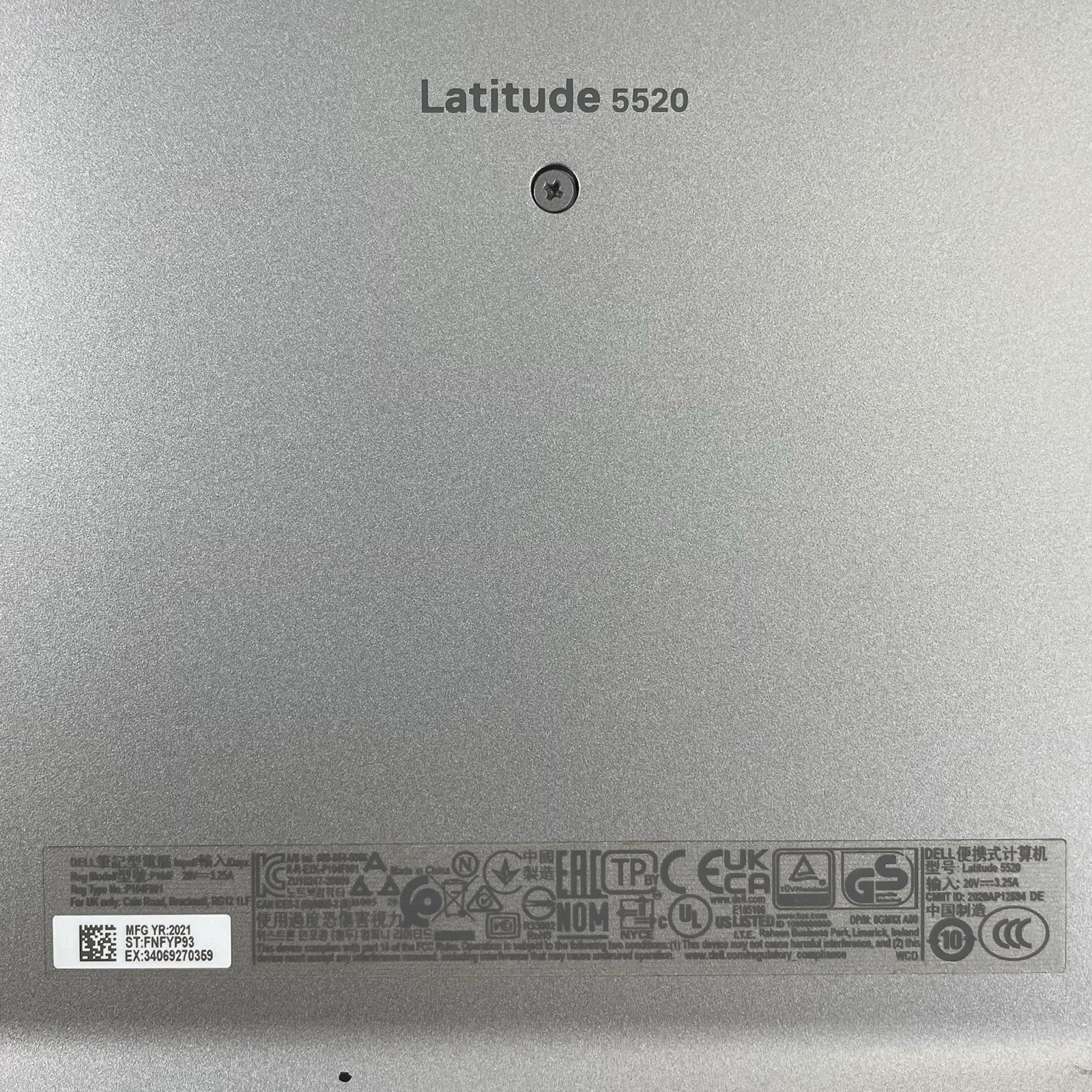 Dell Latitude 5520 15.6″ i5-1135G7 2.40 GHz 8 GB RAM No SSD/OS/AC/Battery – READ