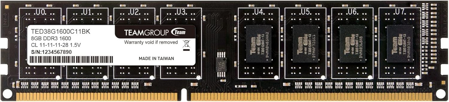 TEAMGROUP Elite DDR3 16GB Kit (2x8GB) 1600MHz Dual Channel (Brand New)