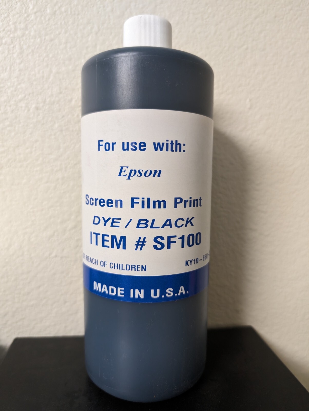 1,000ml EPSON 1430 INKJET REFILL UV BLOCKING FOR FILM POSITIVE BLACK DYE INK