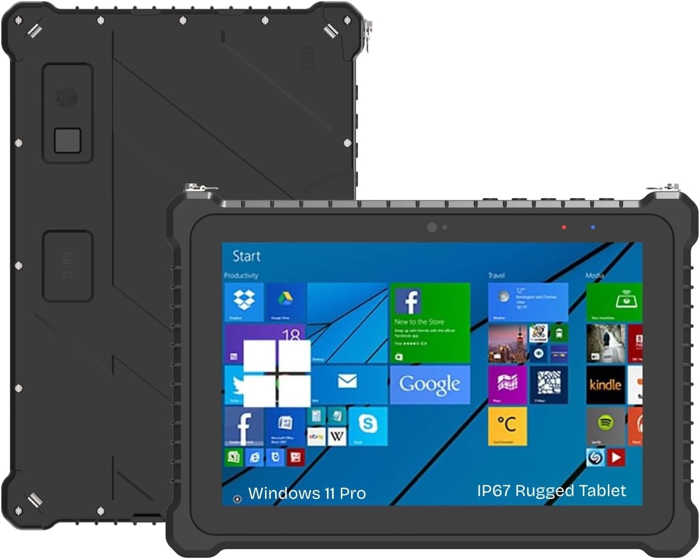 Sunkol 10.1″ IP67 Rugged Tablet N5100 8GB/256GB Windows 11 Pro Industrial Tablet