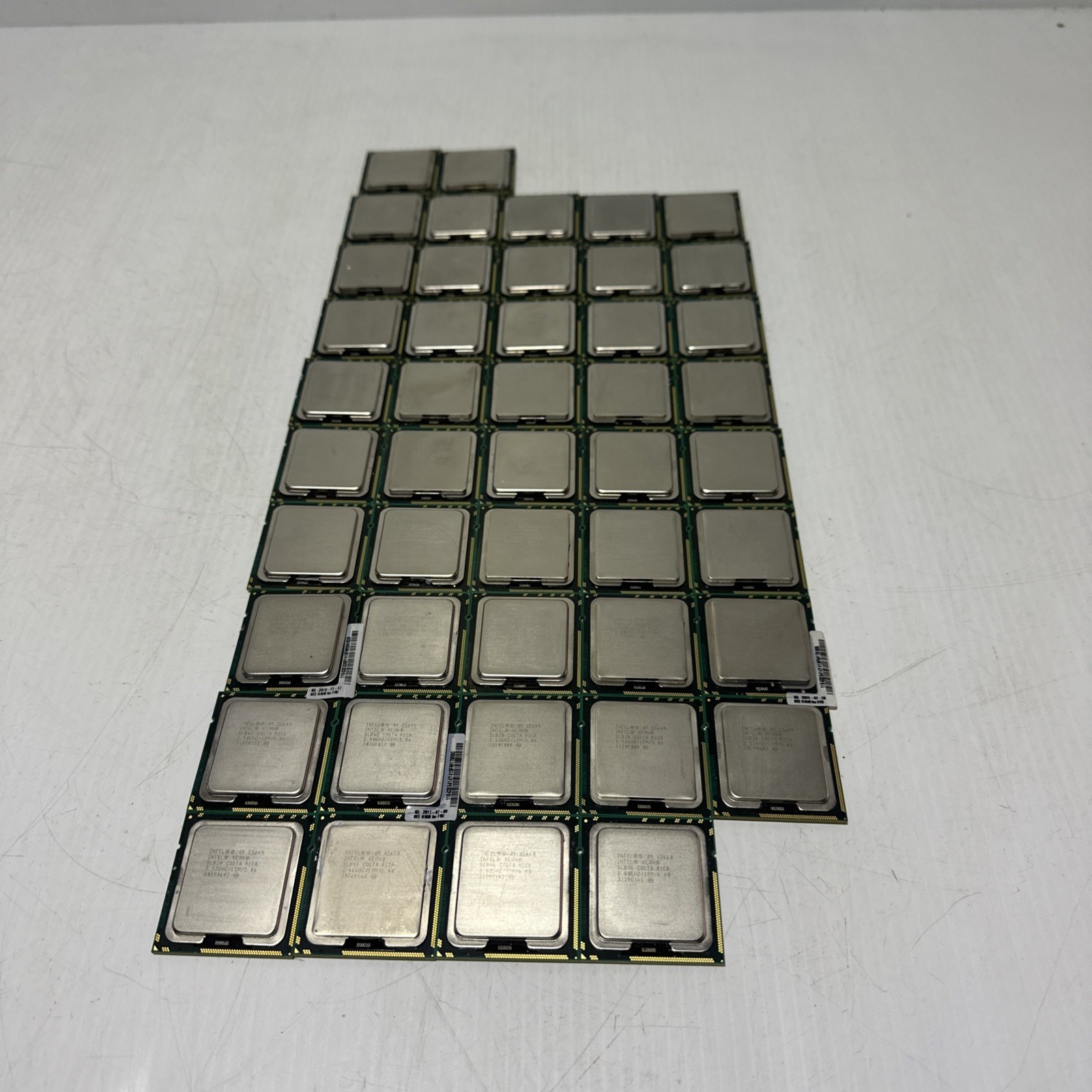 Intel Xeon 5000 Series Lot of 46 Processors E5504-X5660 Free Shipping