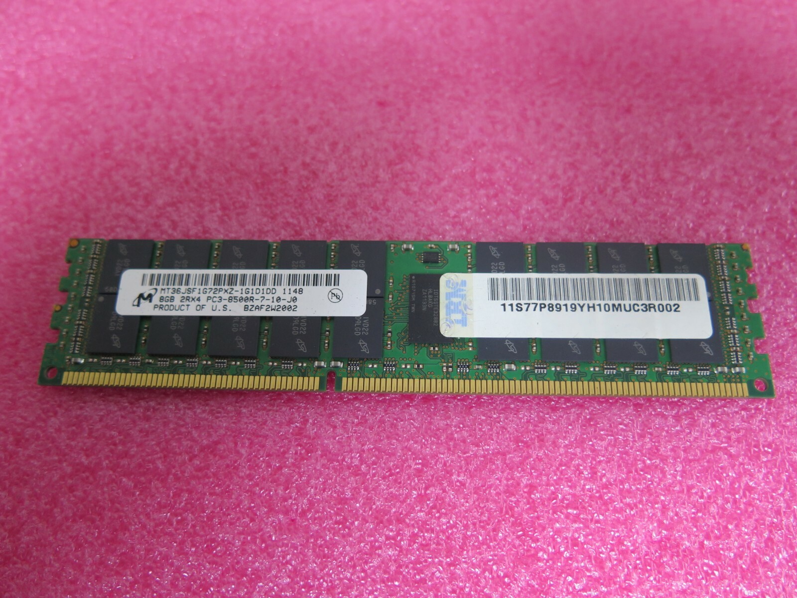 IBM 8GB 1066MHz PC3-8500 DDR3 ECC RDIMM 77P8919 pSeries / iSeries
