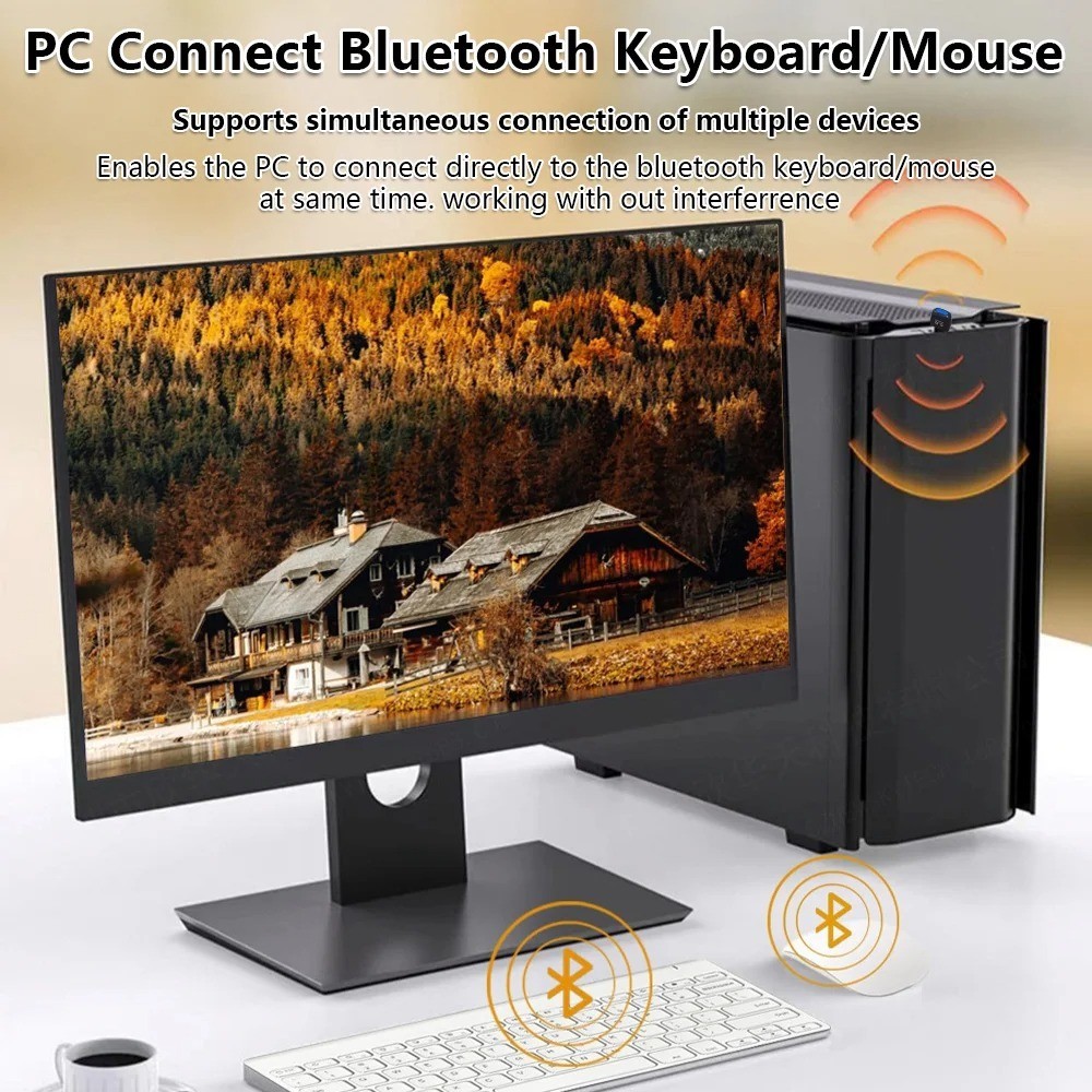 USB Dongle Bluetooth Adapter USB Bluetooth 5.4 for PC Dongle Adaptador