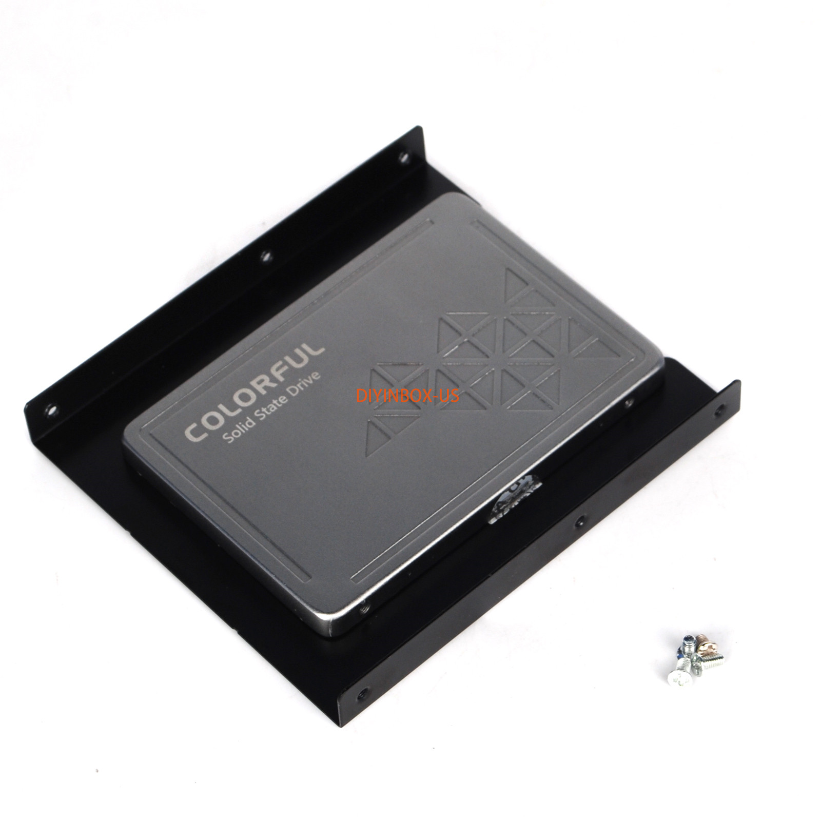 Lot 2.5″ to 3.5″ Bay SSD Metal Hard Drive HDD Mounting Bracket Adapter Dock Tray