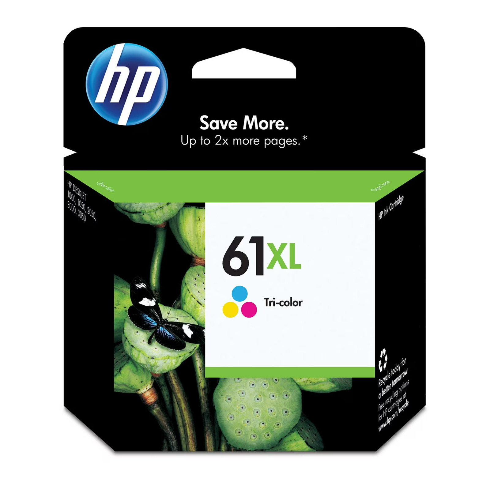 HP 61XL Tri-Color High Yield Ink Cartridge Warranty end DEC/2025