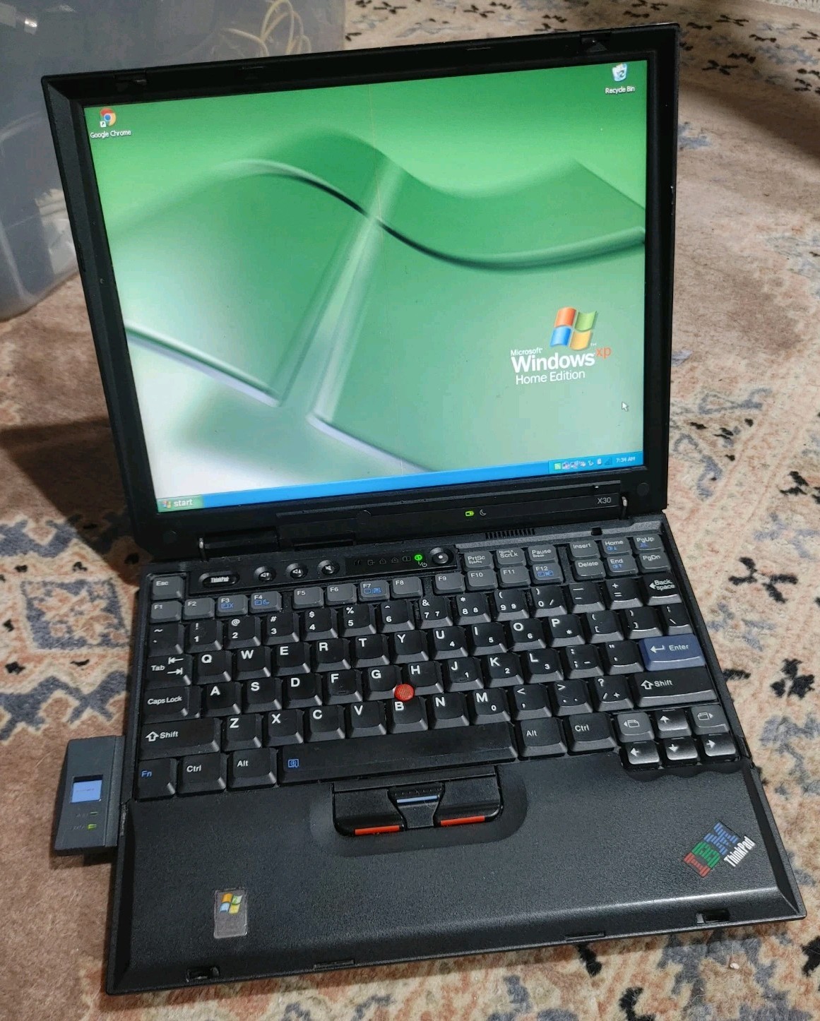 RARE Retro IBM ThinkPad X30 Laptop Pentium iii Windows XP