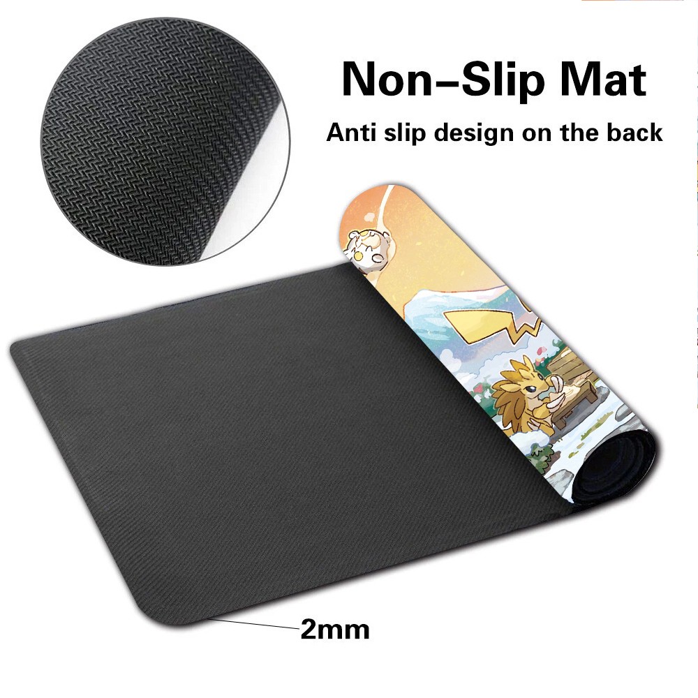 New Year Board Game Pokemon Table Playmat TCG CCG Mat Gaming Play Pad Mousepad